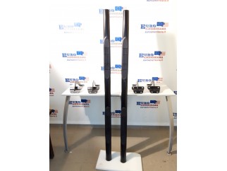 BLACK 3" ROUND SIDE STEP BAR RUNNING BOARD